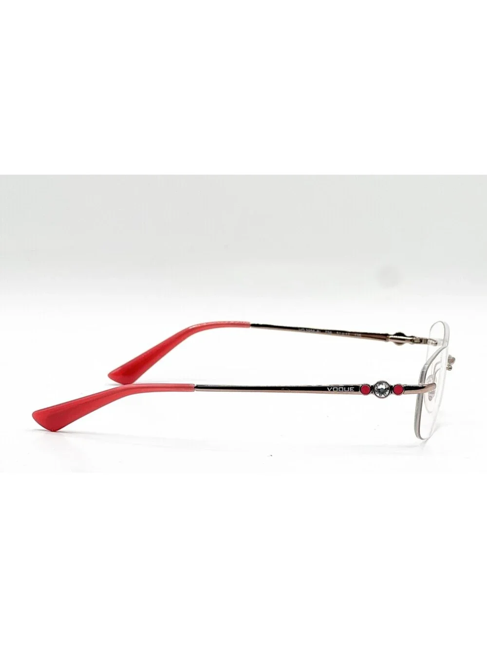 Vogue VO 3956-BI 756 Rose Gold Rimless Authentic Eyeglass Frames 51-17